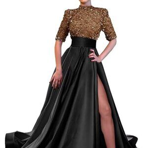 Elegant evening gown, size 16, perfect for taller beauties!